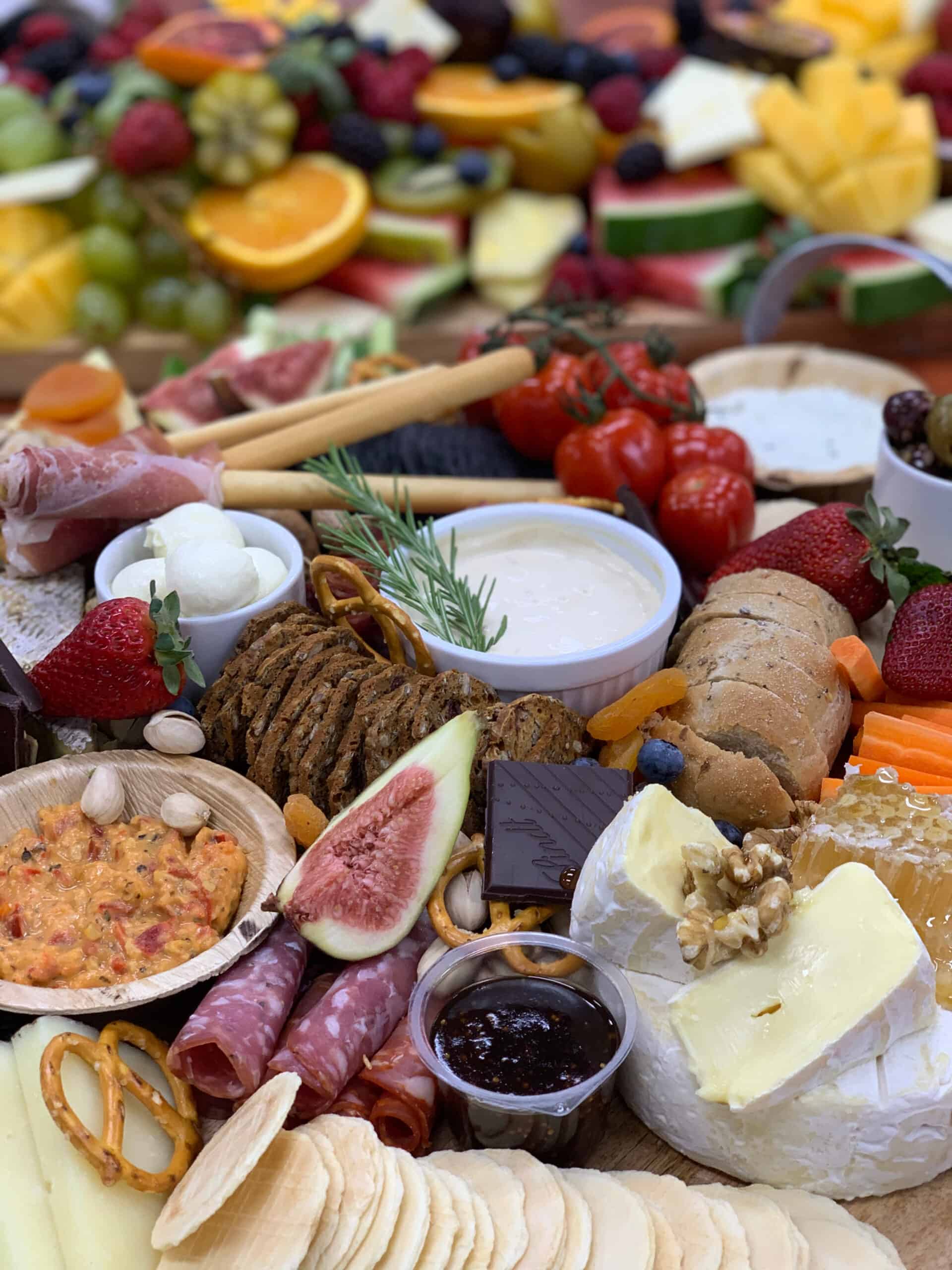 Fresh,Gourmet,Cheese,And,Antipasto,Platter,,Grazing,Board,,Entertaining,,Background
